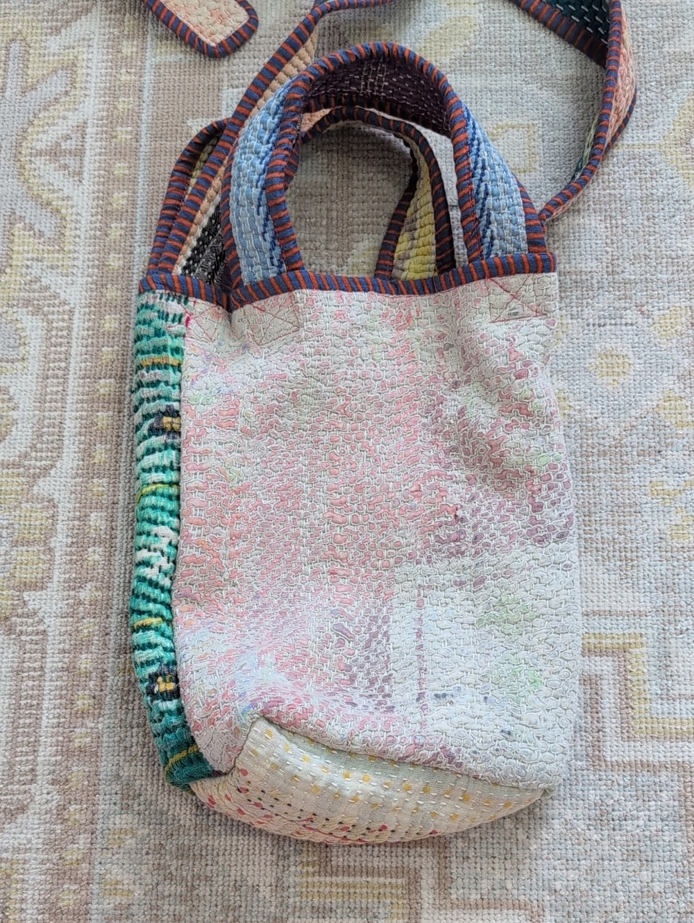 Namai Xoti Mini Zero-Waste Quilted Kantha Bag - Picture 3 of 6